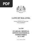 Act 559 - Syariah Criminal Offences (Federal Territories) Act 1997