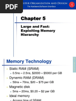 Chapter 5 Large and Fast Exploiting Memory Hierarchy