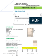 Desain Balok Crane