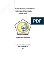 Laporan Praktek Kerja Lapangan (PKL) Di Pedagang Besar Farmasi PT - Indofarma Global Medika Cabang Medan
