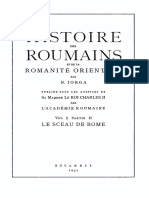 Nicolae Iorga - Histoire Des Roumains Et de La Romanité Orientale. Volumul 1, Partie 2 - Le Sceau de Rome PDF