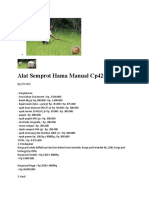 Alat Semprot Hama Manual Cp425 Solo