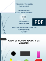 Areas de Figuras Planas y de Volumen 