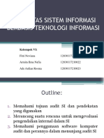 Audit Atas Sistem Informasi Berbasis Teknologi Informasi