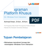 PPK-04 Pemrograman Desktop - Windows Form Interaction