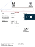 Test Report: Reg. Date Ref. by Lab No. Name Age Sex Sample Collected Sample Type Reported On