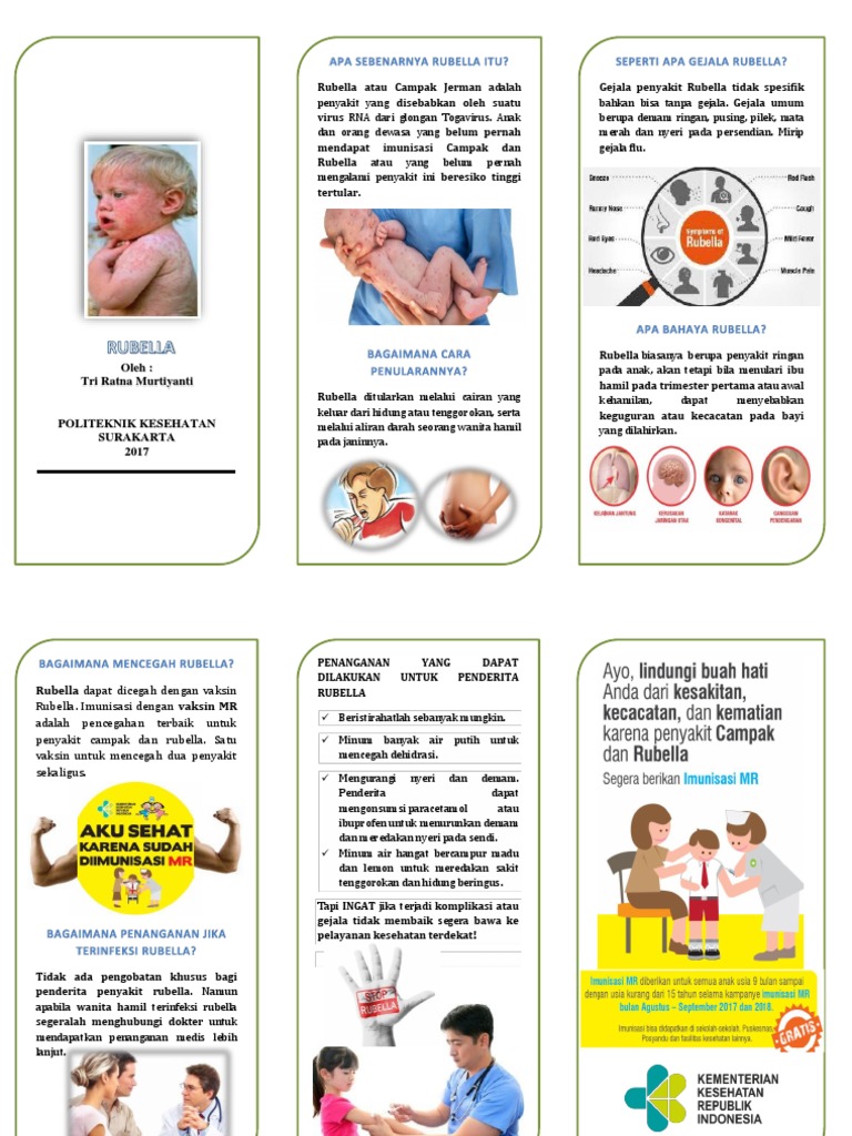 Leaflet Rubella | PDF