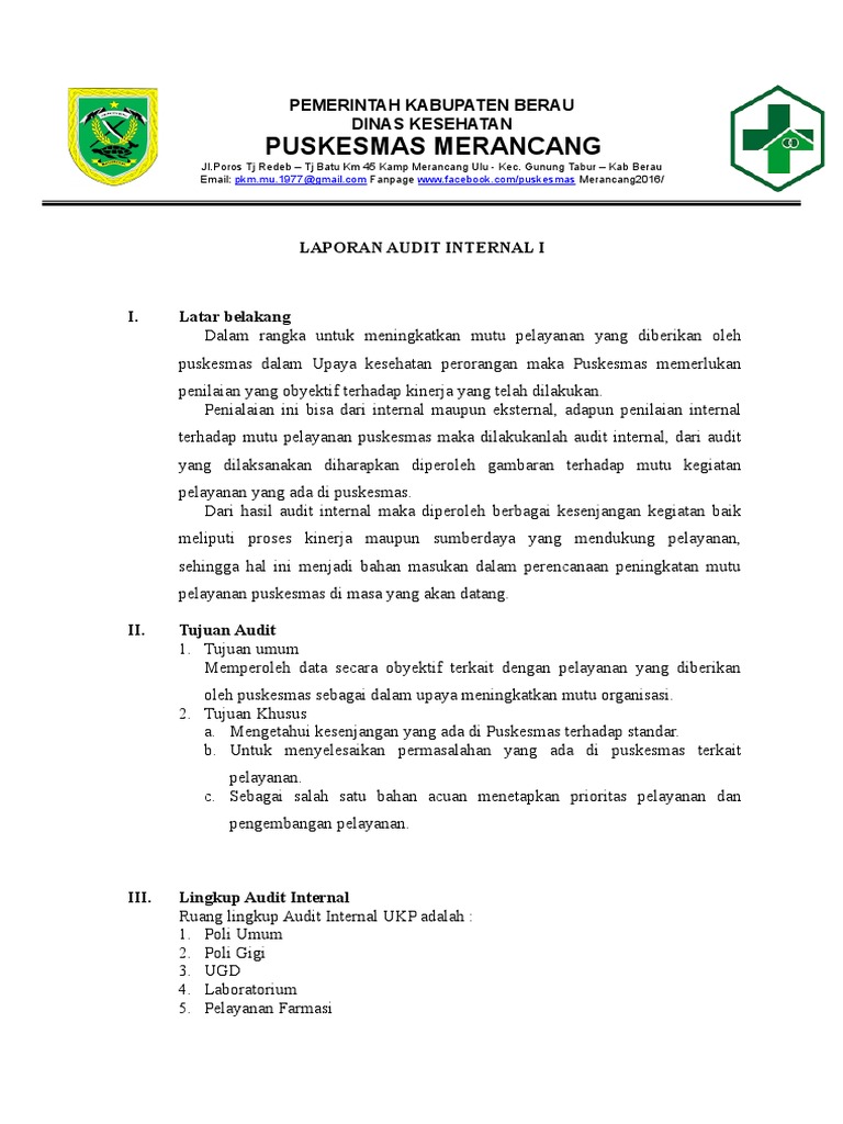 Laporan Hasil Audit