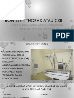 Rontgen Thorax ATAU CXR