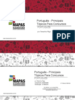 Mapa Mental de PORTUGUÊS