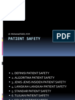 Patient Safety Dr. M. FAKIH, M.M