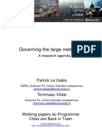 LE GALÈS VITALE (2013) Governing The Large Metropolis PDF