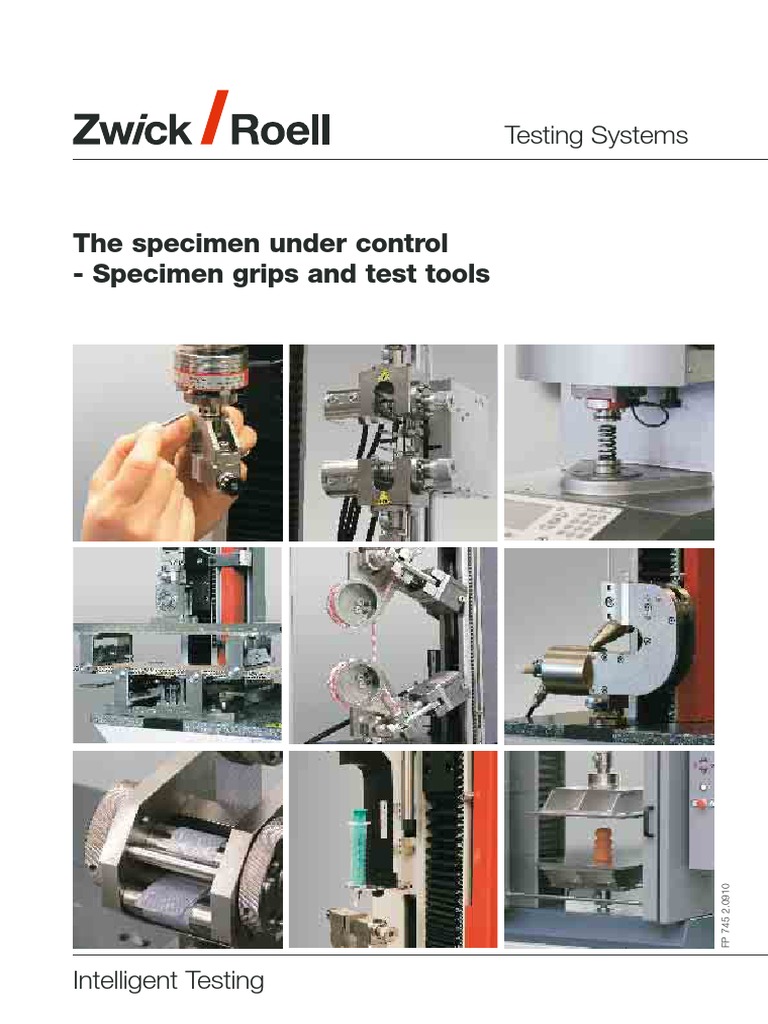 Specimen Grips for Material Testing | PDF | Screw | Pneumatics