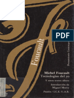 Michel Foucault Tecnologias Del Yo PDF