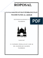 Proposal Masjid Pandi Al-Akbar