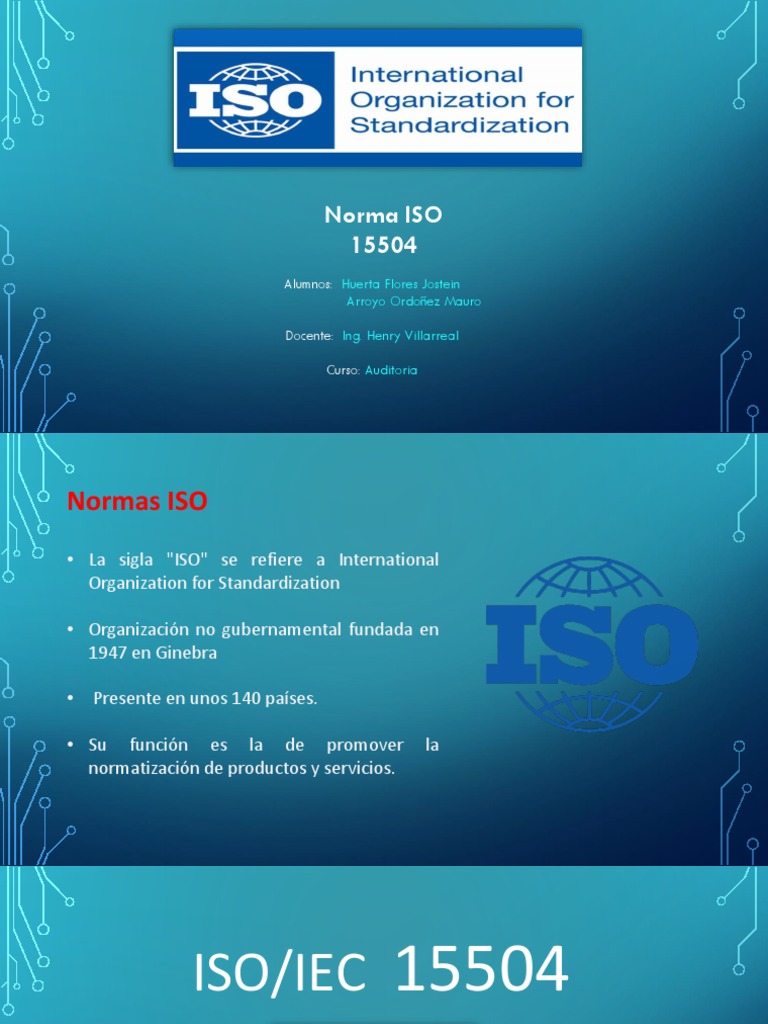 Norma ISO 15504: Evaluación de Procesos | PDF | Organización ...