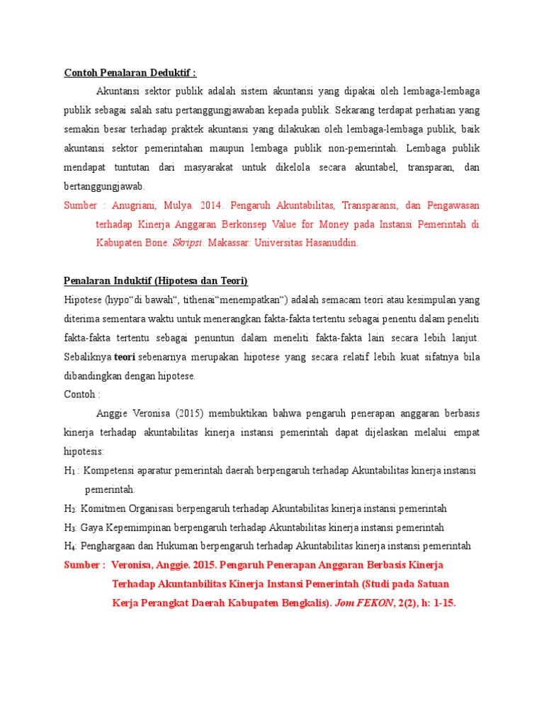 Contoh Penalaran Deduktif Dan Induktif Pdf