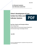 China Eco-Cities Indicator Systems