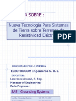 Nueva Tecnología para Sistemas de Tierra Sobre Terrenos de Resistividad Eléctrica