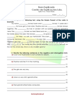 3.6 - Ficha de Trabalho - Present Simple (1)