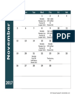 Expertise in Practical Knowledge November Calendar