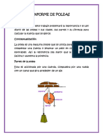 Informe de Poleas