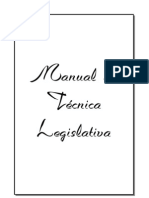 Manual de Técnica Legislativa