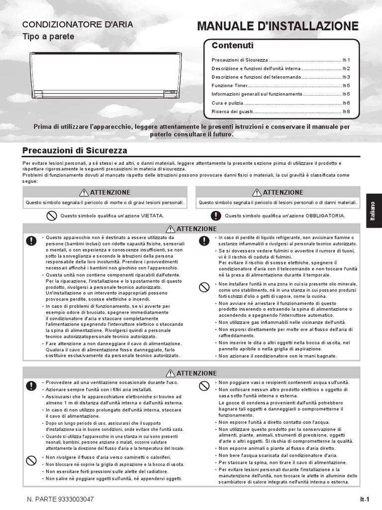 Asyg12lmca Manuale Utente Ita | PDF