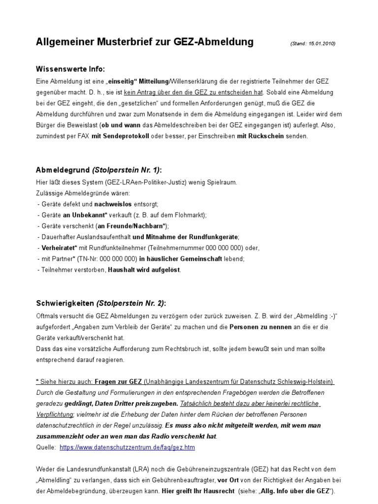 Abmeldung Musterbrief 01 Allg