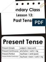 Lesson 13 - Past Tense