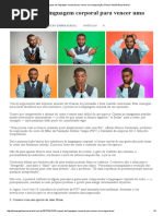 10 Truques de Linguagem Corporal