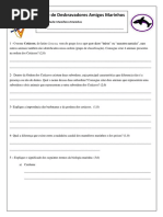 Desbravadores - Especialidade Mamíferos Marinhos