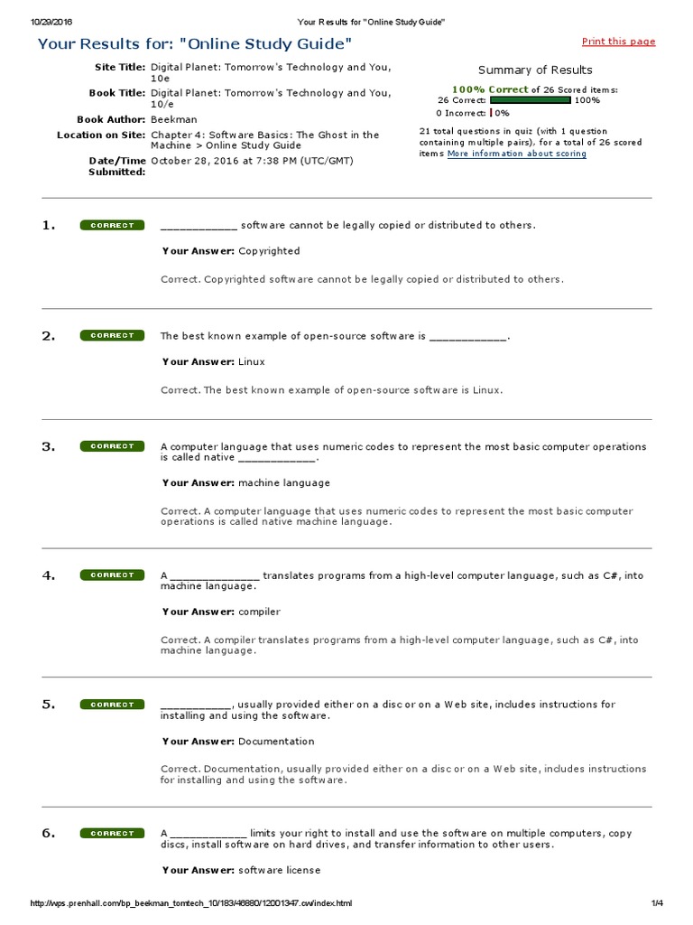 Chapter 4 - Software Basics - The Ghost in The Machine PDF | PDF | Wiki ...