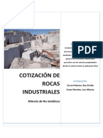 Cotizaciones de Minerales No Metálicos