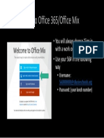 Log Into Office 365 and Office Mix