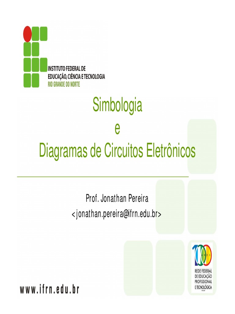 Aula 01 Simbologia e Diagrama de Circuitos Eletronicos | PDF ...