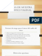 Toma de Muestra Cervico Vaginal