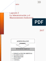 La Administración Del Mantenimiento