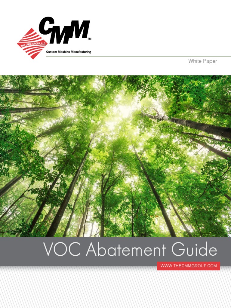 The CMM Group Guide To Volatile Organic Compound Abatement | PDF ...