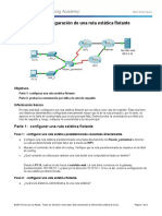 6.4.3.4 Packet Tracer - Configuring A Floating Static Route Instructions PDF