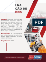 103326 Cartaz a3 Qualificação Profissional Fabricação de Cosméticos