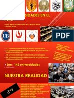 Las Universidades en El Perú