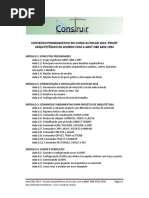 Índice Videoaulas AutoCAD2016 ABNT NBR6492