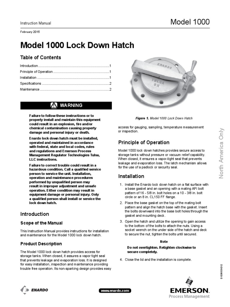 Thief Hatch PDF Screw Mechanical Engineering