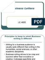 Business Letters