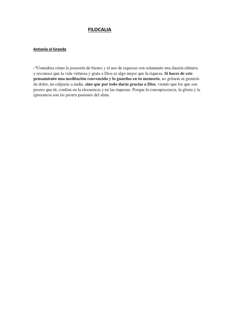 FILOCALIA | PDF
