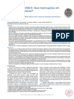 DSM 5 e implicações Forense