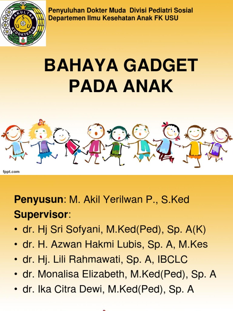 Bahaya Gadget Pada Anak