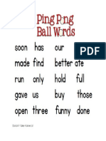 Ball Word Website List