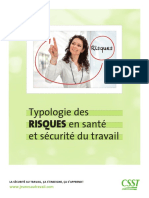 Typologie Des Risques en Santé Et Sécurité de Travail